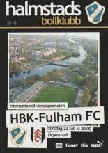 Halmstads v Fulham 22-Jul-2010