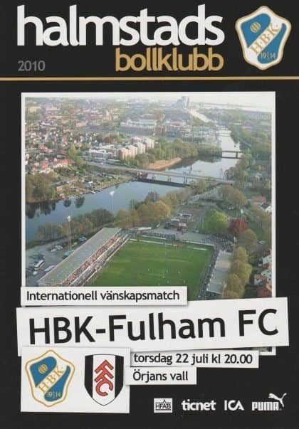 Halmstads v Fulham  22-Jul-2010