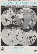 Hampton v Fulham 29-Jan-1985