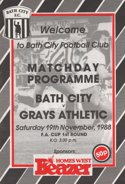 Bath City v Grays Athletic 19-Nov-1988