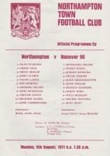 Northampton Town v Hanover 96   09-Aug-1971