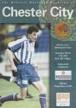 Chester City v Hednesford Town  17-Mar-2001