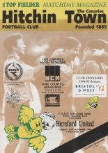 Hitchin Town v Hereford United 22-Nov-1994