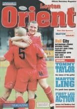 Leyton Orient v Hull City 16-May-2001