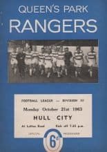 Queens Park Rangers v Hull City 21-Oct-1963