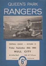 Queens Park Rangers v Hull City 25-Sep-1964