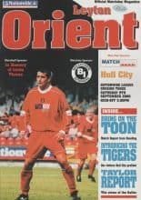 Leyton Orient v Hull City 09-Sep-2000