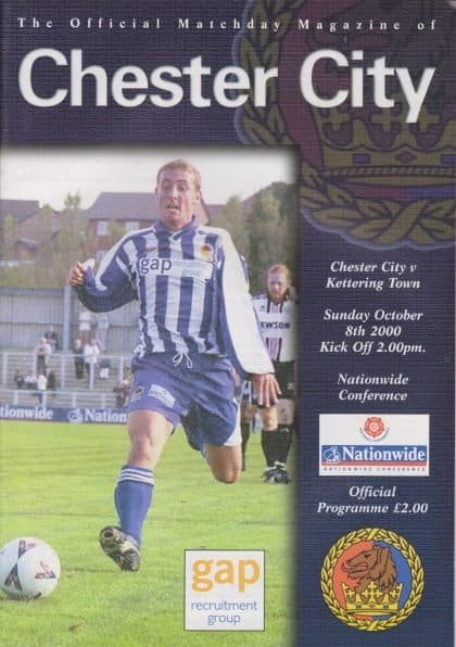 Chester City v Kettering Town  08-Oct-2000