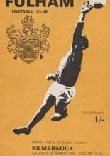Fulham v Kilmarnock 30-Mar-1968