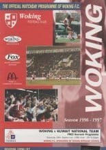 Woking v Kuwait National Team 28-Sep-1996