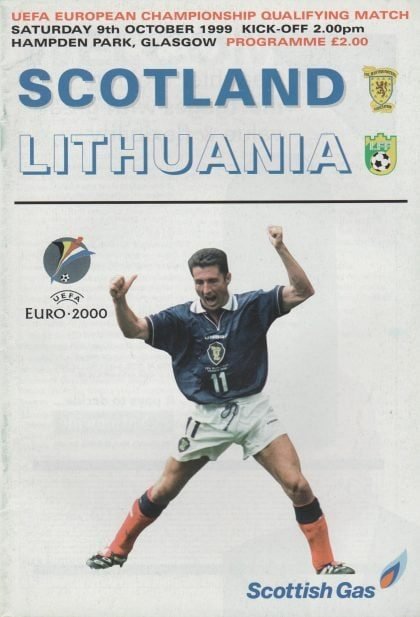 Scotland v Lithuania 09-Oct-1999
