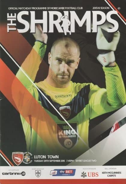 Morecambe v Luton Town  29-Sep-2015
