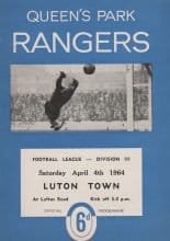 Queens Park Rangers v Luton Town 04-Apr-1964