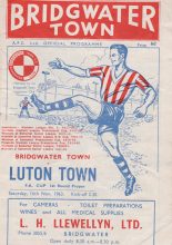 Bridgwater Town v Luton Town  16-Nov-1963