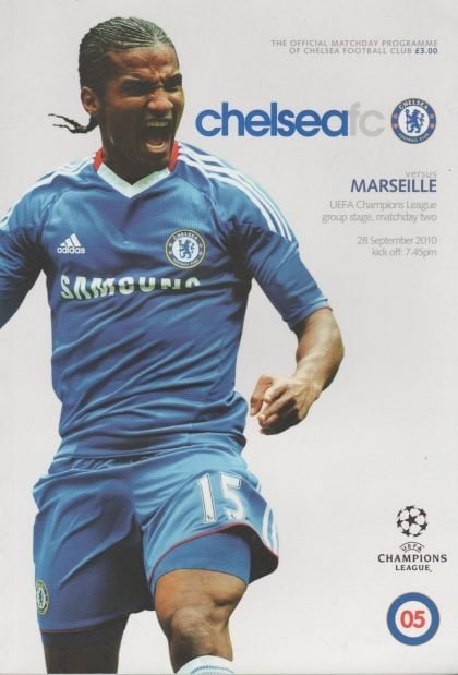 Chelsea v Olympique Marseille 28-Sep-2010