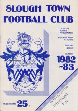 Slough Town v Millwall   20-Nov-1982