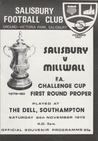 Salisbury v Millwall  24-Nov-1979