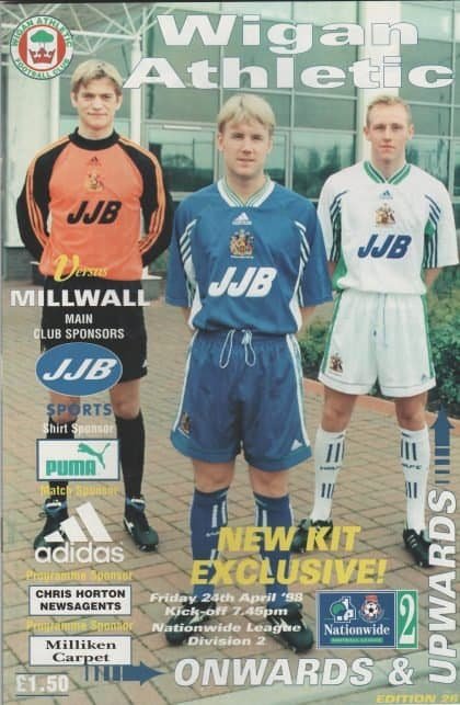 Wigan Athletic v Millwall 24-Apr-1998