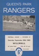 Queens Park Rangers v Millwall  28-Sep-1963