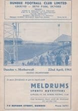 Dundee v Motherwell 22-Apr-1961