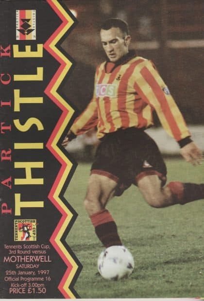 Partick Thistle v Motherwell 25-Jan-1997