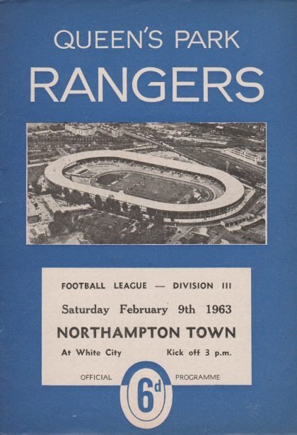 Queens Park Rangers v Northampton Town  09-Feb-1963