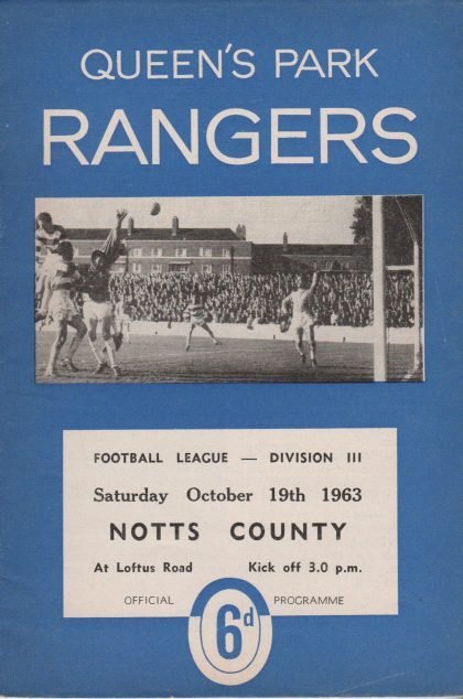Queens Park Rangers v Notts County  19-Oct-1963