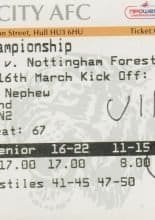 Hull City v Nottingham Forest 16-Mar-2013