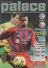 Crystal Palace v Nottingham Forest 27-Nov-1999