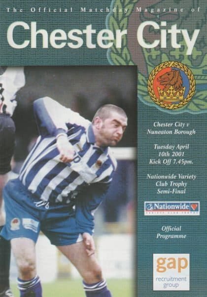 Chester City v Nuneaton Borough 10-Apr-2001