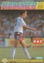 West Ham United v Plymouth Argyle 05-Mar-1991