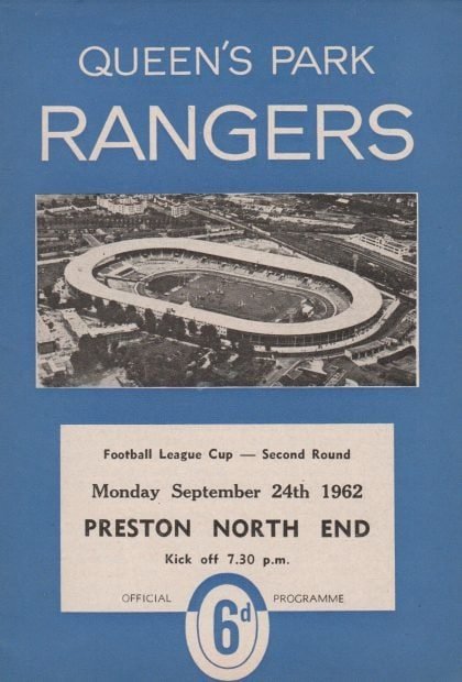 Queens Park Rangers v Preston North End 24-Sep-1962