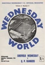 Sheffield Wednesday v Queens Park Rangers 12-Sep-1970