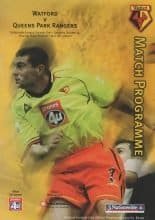 Watford v Queens Park Rangers 14-Oct-2000