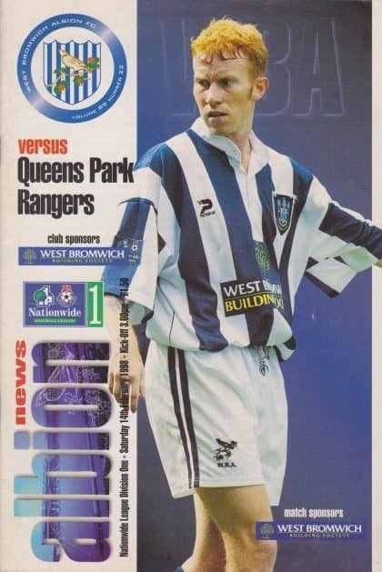 West Bromwich Albion v Queens Park Rangers 14-Feb-1998