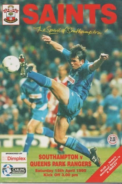 Southampton v Queens Park Rangers 15-Apr-1995