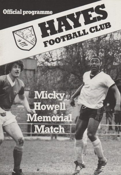 Hayes  v Queens Park Rangers XI 18-Oct-1983