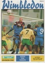 Wimbledon v Queens Park Rangers 19-Oct-1991
