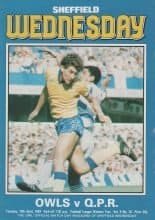 Sheffield Wednesday v Queens Park Rangers  19-Apr-1983