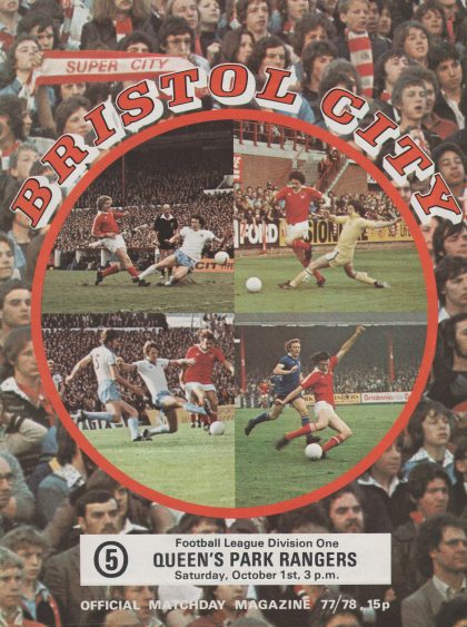 Bristol City v Queens Park Rangers 01-Oct-1977