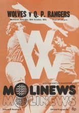 Wolverhampton Wanderers v Queens Park Rangers 20-Oct-1973