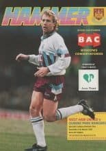 West Ham United v Queens Park Rangers  21-Mar-1992