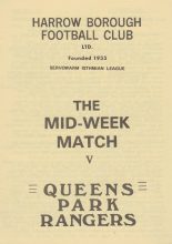 Harrow Borough v Queens Park Rangers   21-Aug-1984