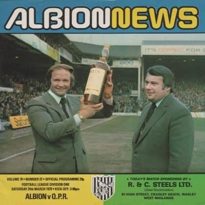 West Bromwich Albion v Queens Park Rangers 24-Mar-1979
