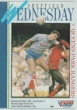 Sheffield Wednesday v Queens Park Rangers 25-Mar-1989