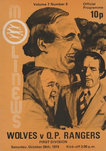 Wolverhampton Wanderers v Queens Park Rangers 26-Oct-1974