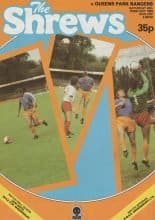 Shrewsbury Town v Queens Park Rangers 26-Feb-1983