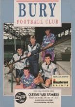 Bury v Queens Park Rangers 27-Oct-1992