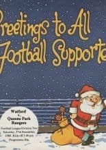 Watford v Queens Park Rangers 27-Dec-1980