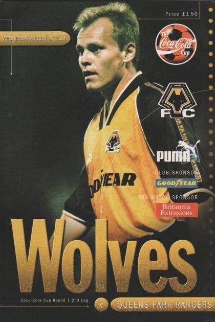 Wolverhampton Wanderers v Queens Park Rangers 27-Aug-1997